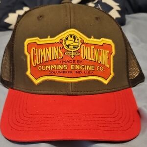 Cummins Red and Black Trucker Hat
